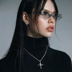 Divine Cross Statement Necklace