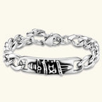 Skull Crown Chain Bracelet